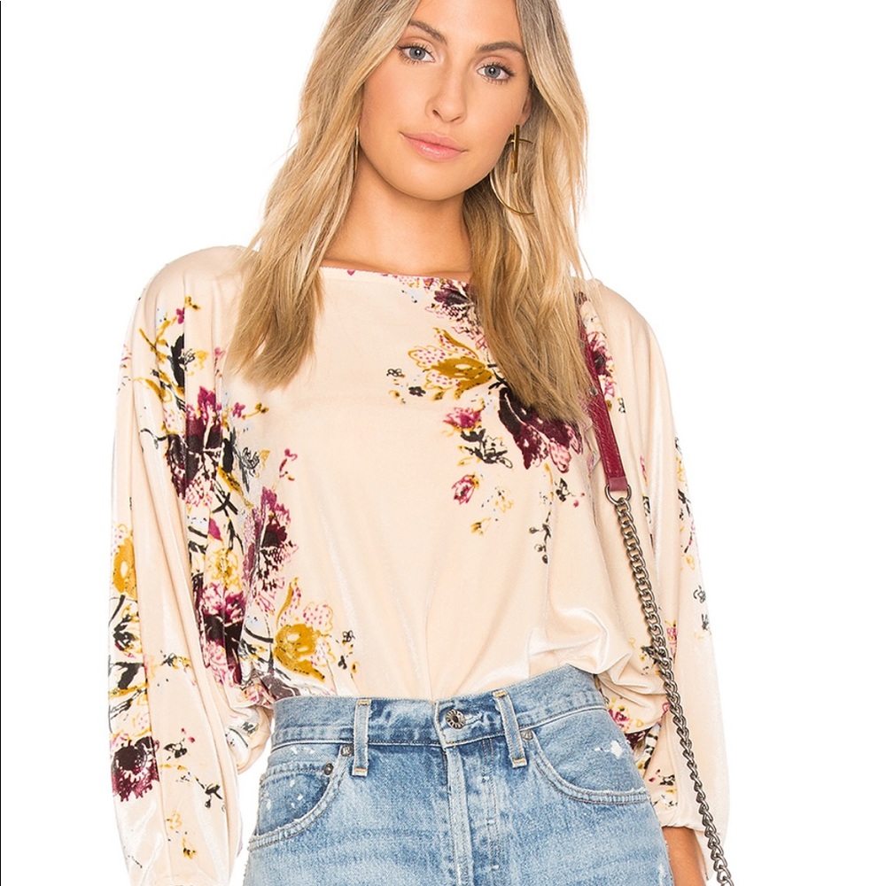 Free people intimately velvet body suit